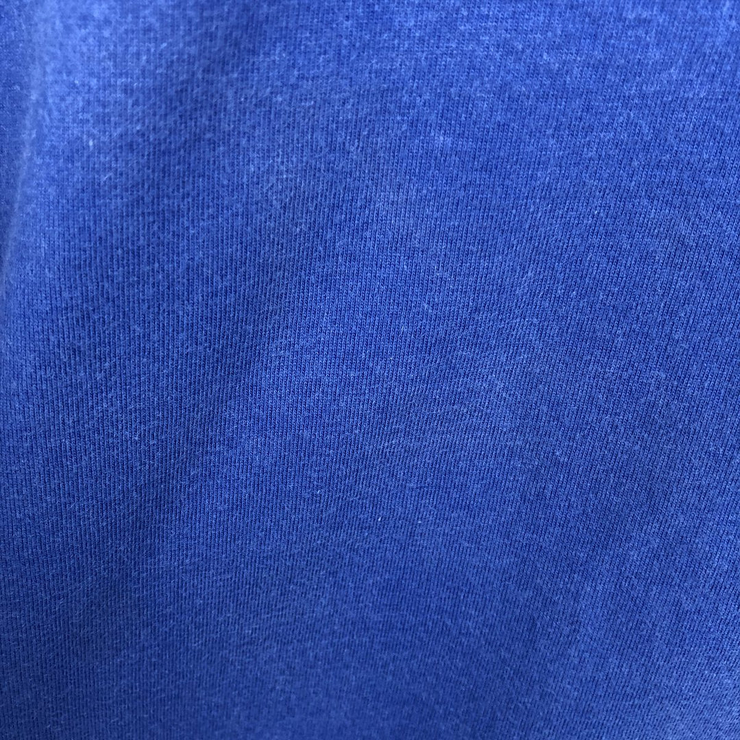 Russell plain pocket t-shirt, made in USA, men's size XL. cotton blue type Vintage Second Hand
