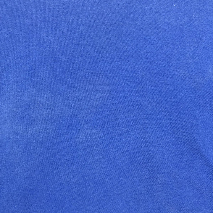 Russell plain pocket t-shirt, made in USA, men's size XL. cotton blue type Vintage Second Hand