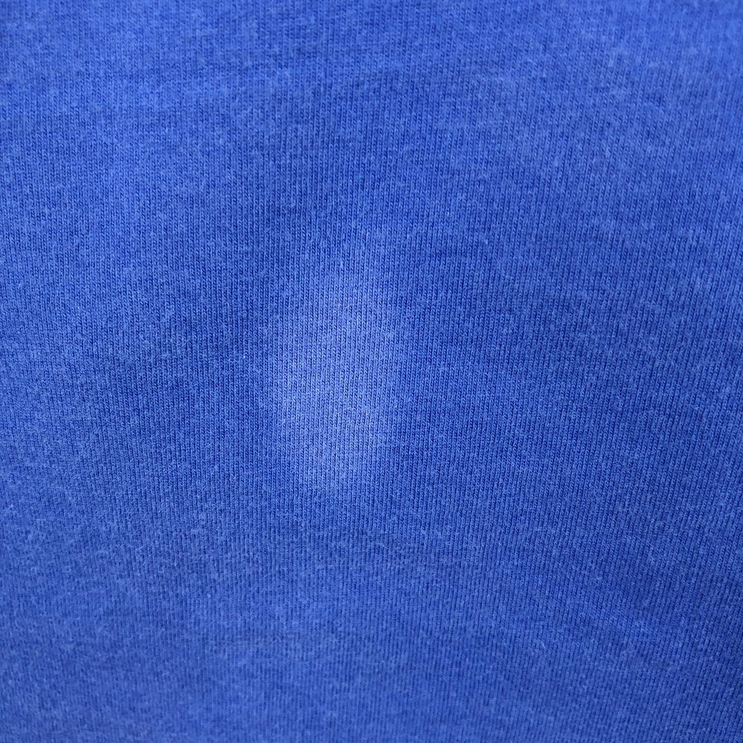 Russell plain pocket t-shirt, made in USA, men's size XL. cotton blue type Vintage Second Hand