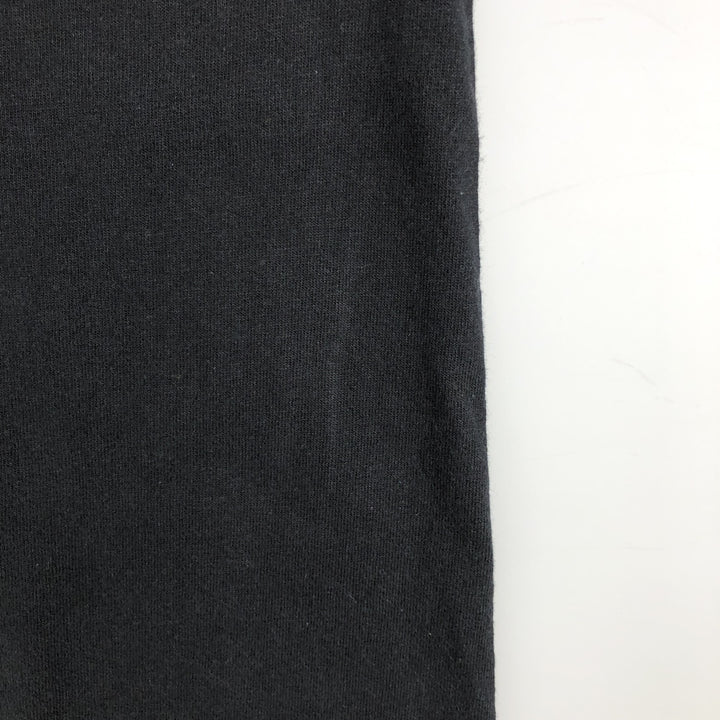 90'S Anvil message print T-shirt, men's size L (approx.), vintage. cotton black type Vintage Second Hand