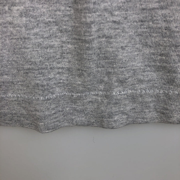 Vintage 1980'S Fruit of the Loom print T-shirt, Made in USA, Men's Size Medium cotton gray type Vintage Second Hand