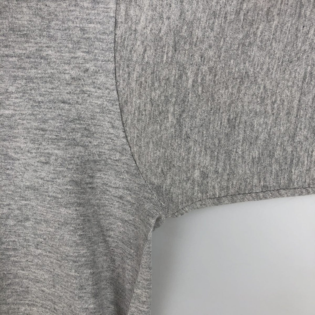 Vintage 1980'S Fruit of the Loom print T-shirt, Made in USA, Men's Size Medium cotton gray type Vintage Second Hand