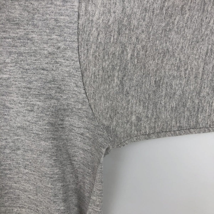 Vintage 1980'S Fruit of the Loom print T-shirt, Made in USA, Men's Size Medium cotton gray type Vintage Second Hand