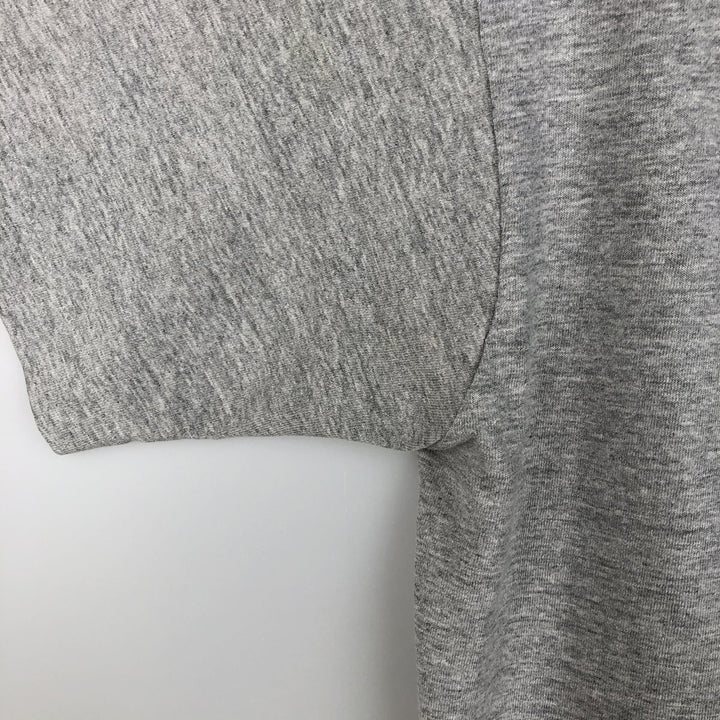 Vintage 1980'S Fruit of the Loom print T-shirt, Made in USA, Men's Size Medium cotton gray type Vintage Second Hand