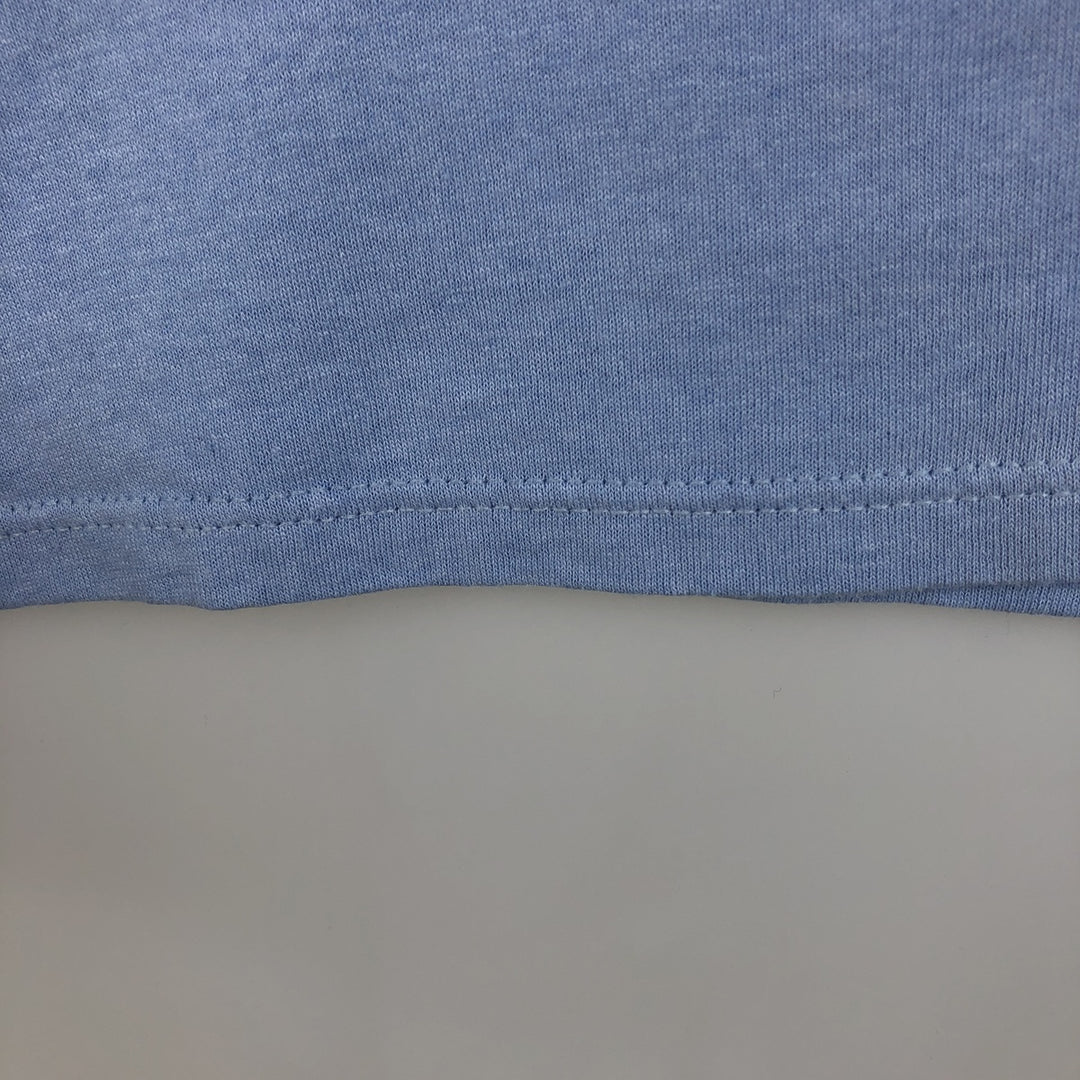 Vintage 80s-90'S Jerzees Printed T-Shirt, Made in USA, Men's XL cotton Blue type light blue Vintage Second Hand