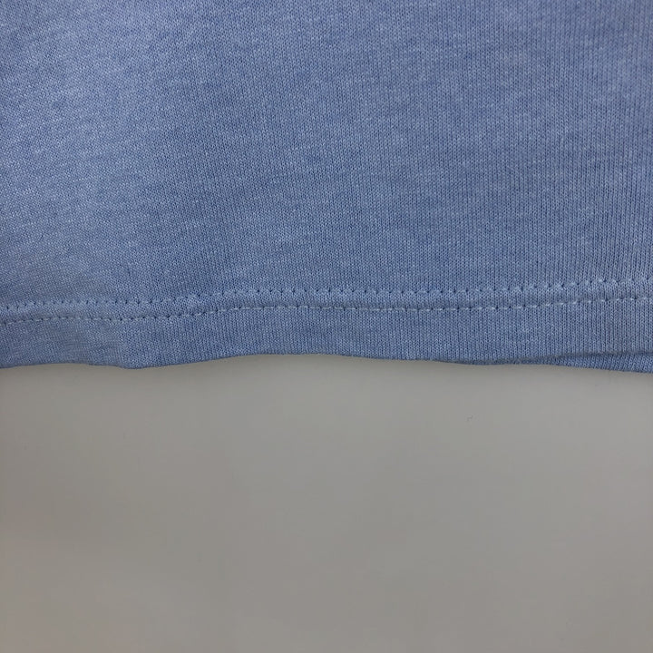 Vintage 80s-90'S Jerzees Printed T-Shirt, Made in USA, Men's XL cotton Blue type light blue Vintage Second Hand