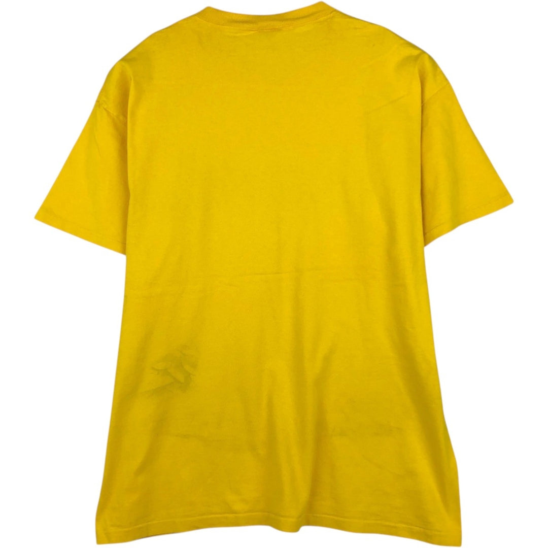 90'S Delta Cheerios Advertising T-Shirt, Made in USA, Men's XL equivalent, Vintage cotton yellow type Vintage Second Hand
