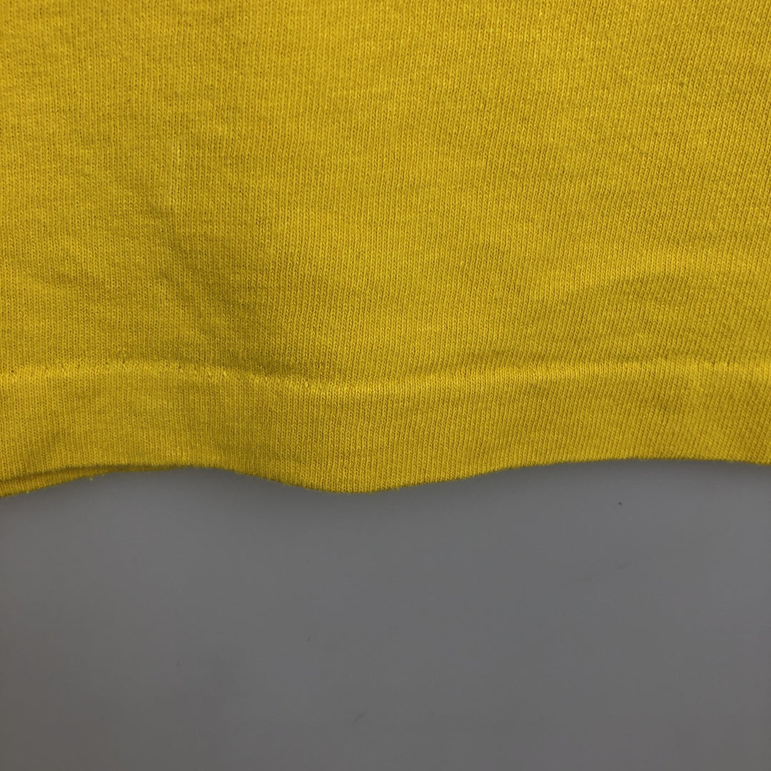 90'S Delta Cheerios Advertising T-Shirt, Made in USA, Men's XL equivalent, Vintage cotton yellow type Vintage Second Hand