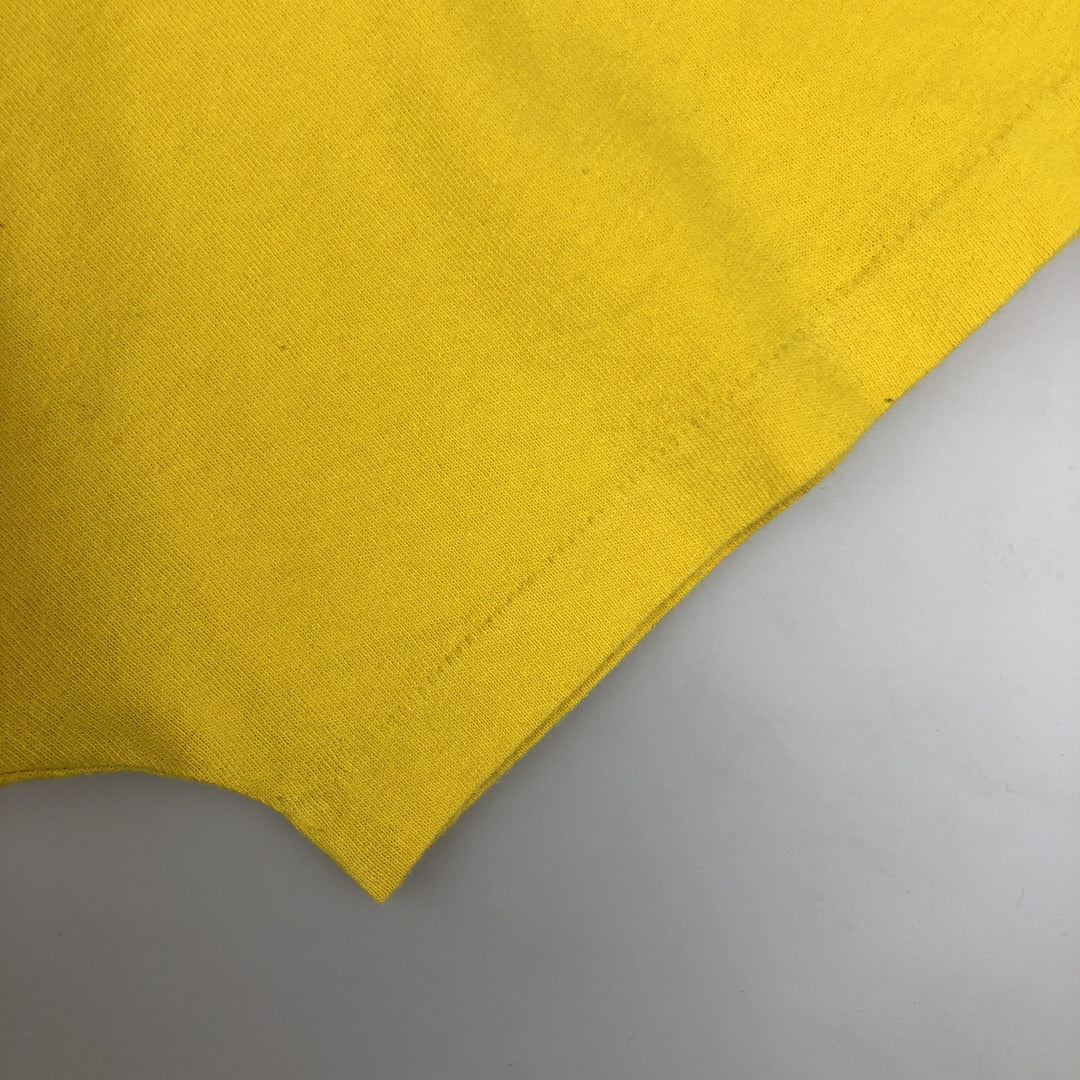 90'S Delta Cheerios Advertising T-Shirt, Made in USA, Men's XL equivalent, Vintage cotton yellow type Vintage Second Hand