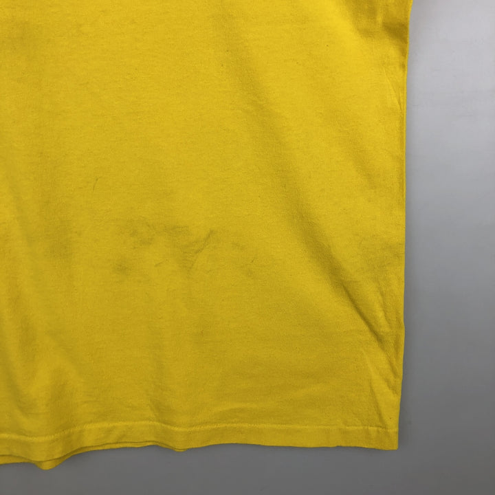 90'S Delta Cheerios Advertising T-Shirt, Made in USA, Men's XL equivalent, Vintage cotton yellow type Vintage Second Hand