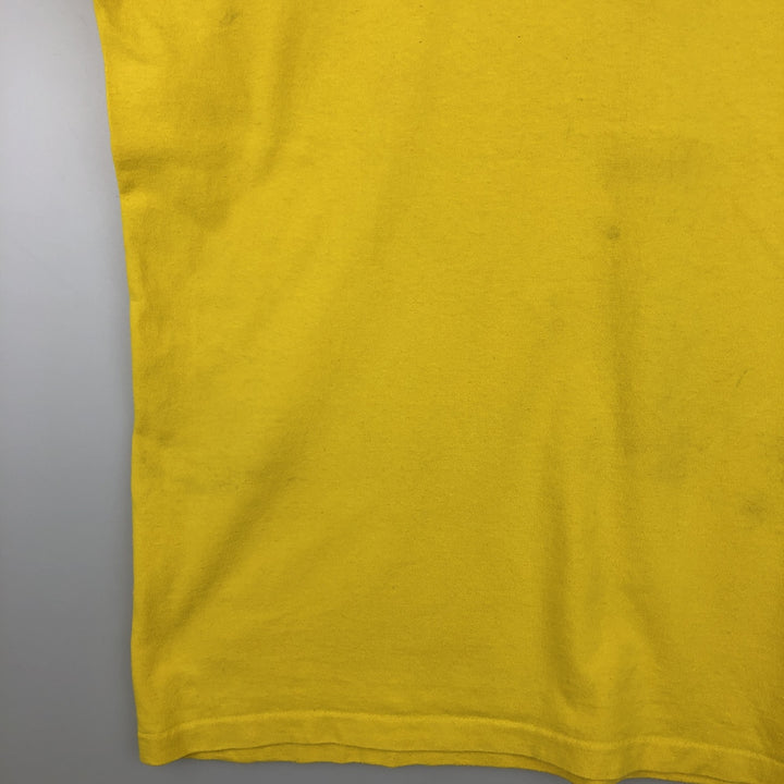 90'S Delta Cheerios Advertising T-Shirt, Made in USA, Men's XL equivalent, Vintage cotton yellow type Vintage Second Hand