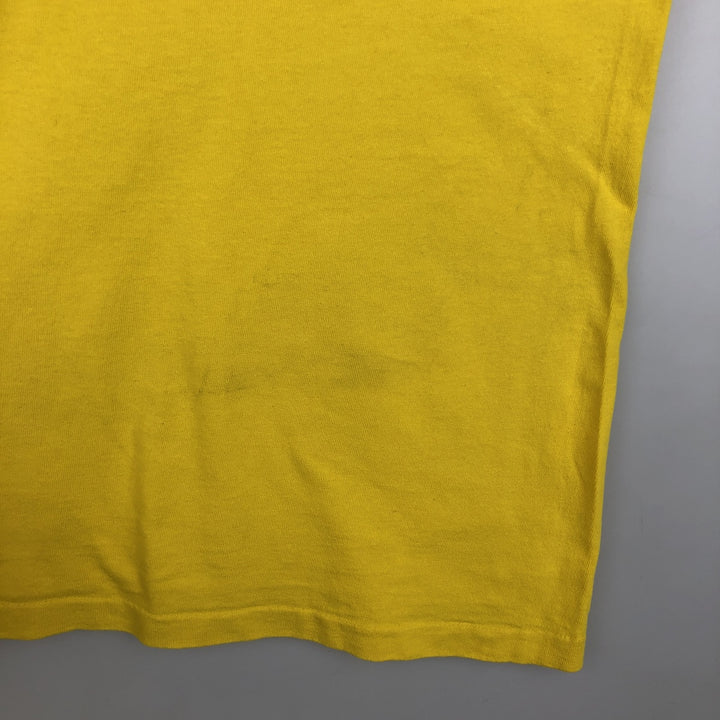 90'S Delta Cheerios Advertising T-Shirt, Made in USA, Men's XL equivalent, Vintage cotton yellow type Vintage Second Hand