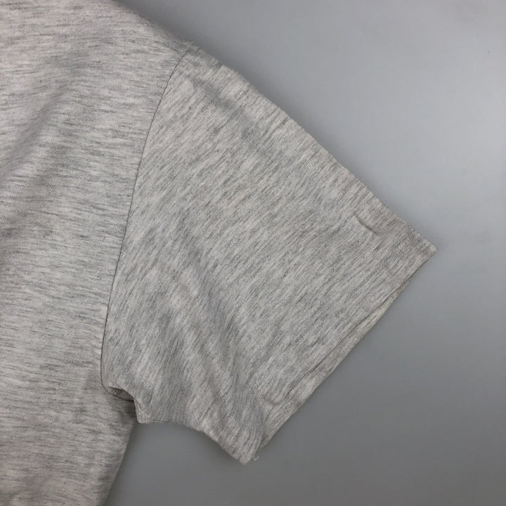 90'S Hanes BEEFY-T Dog Print T-Shirt, Made in USA, Men's Size L (approx.), Vintage cotton gray type Vintage Second Hand