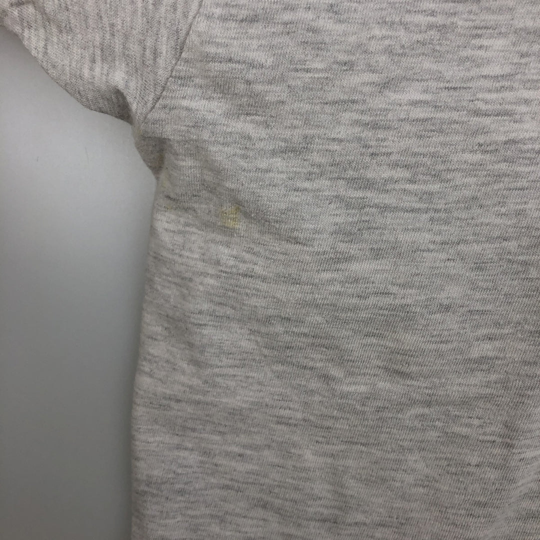 90'S Hanes BEEFY-T Dog Print T-Shirt, Made in USA, Men's Size L (approx.), Vintage cotton gray type Vintage Second Hand