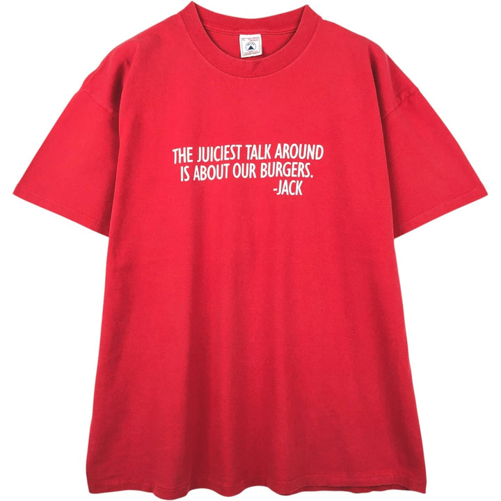 Vintage 90'S Delta DELTA Printed T-shirt, Made in USA, Men's XL cotton red type Vintage Second Hand