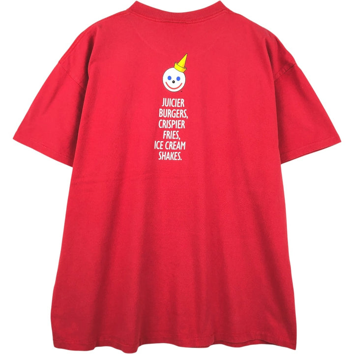 Vintage 90'S Delta DELTA Printed T-shirt, Made in USA, Men's XL cotton red type Vintage Second Hand