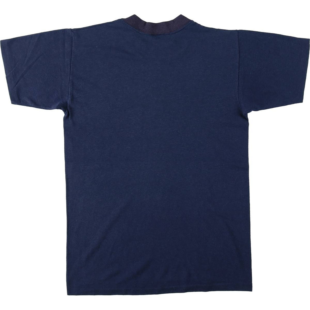 DIAMOND Print T-Shirt, Made in USA, Men's Size M cotton navy blue type Vintage Second Hand