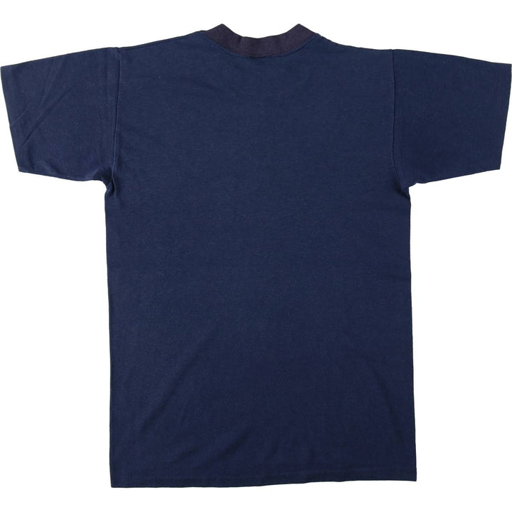 DIAMOND Print T-Shirt, Made in USA, Men's Size M cotton navy blue type Vintage Second Hand