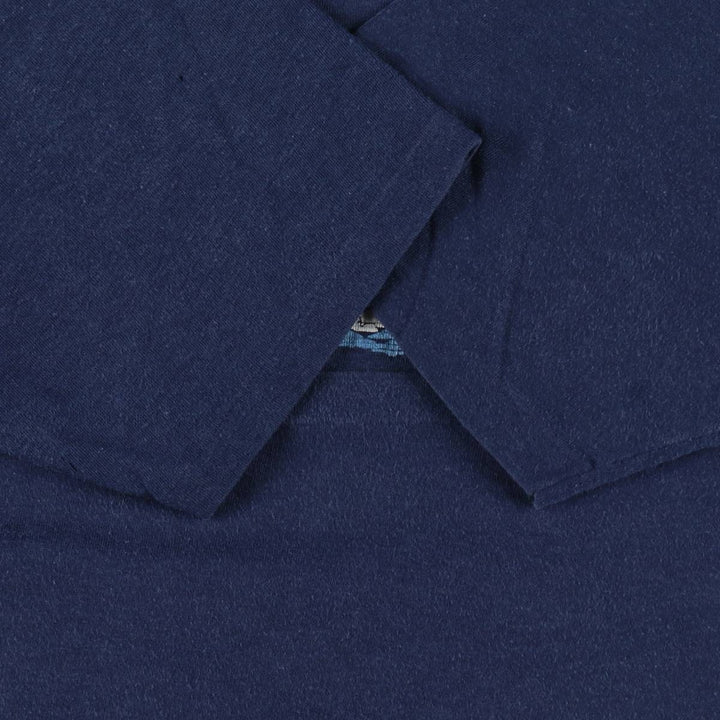 DIAMOND Print T-Shirt, Made in USA, Men's Size M cotton navy blue type Vintage Second Hand