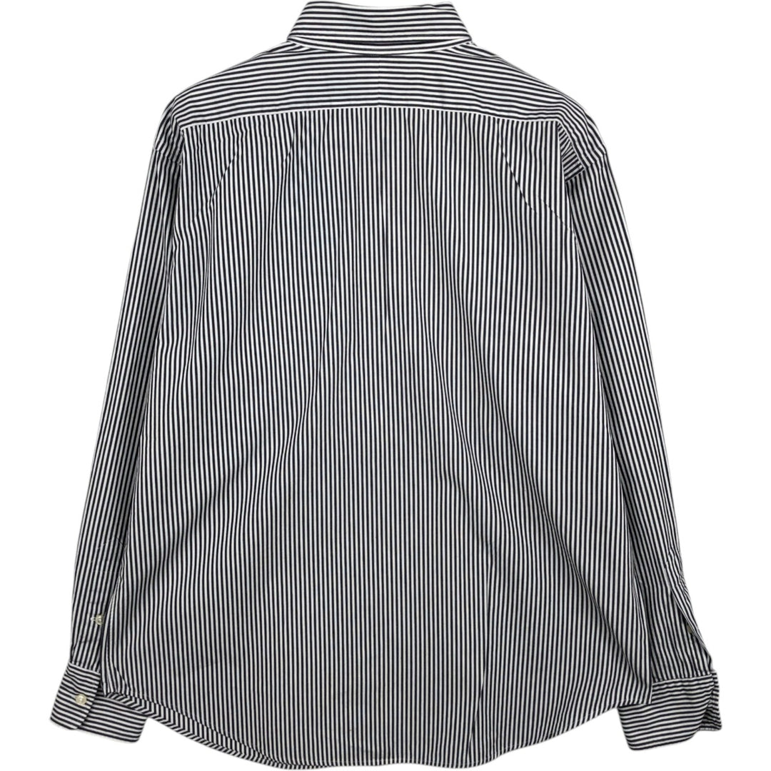 Ralph Lauren RALPH LAUREN SPORT Long-Sleeve Striped Shirt, Women's Size L (approx.) unclear black type Vintage Second Hand