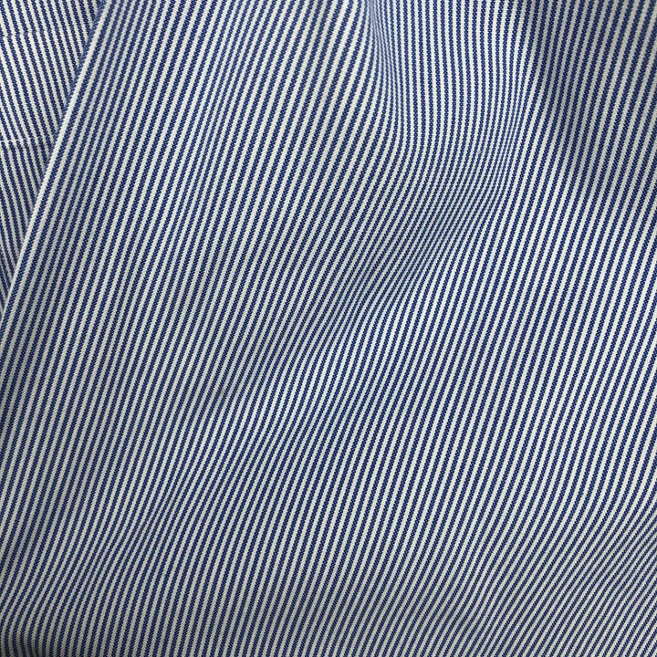 Brooks Brothers Long Sleeve Button-Down Striped Shirt Made in USA Men's Size L cotton blue type Vintage Second Hand