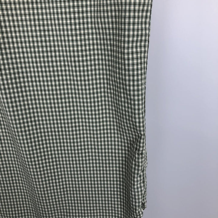 ~2000'S GAP Long-Sleeve Button-Down Check Shirt, Men's Size XL cotton Khaki type Vintage Second Hand