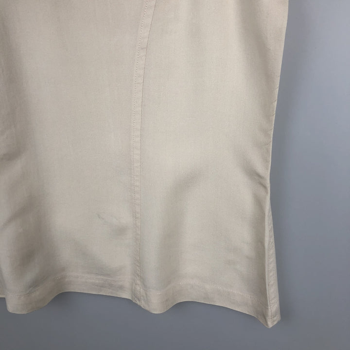 Liz Claiborne LIZWEAR JEANS Short-Sleeve Box Shirt, Women's Size L (Equivalent) unclear unbleached Vintage Second Hand
