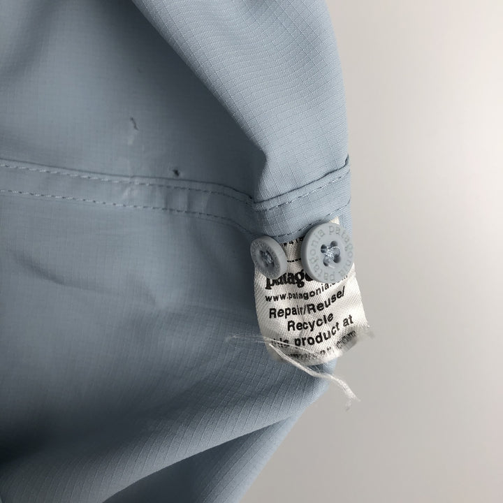 Patagonia Ripstop Short-Sleeve Button-Down Shirt, Men's Size S (approx.) unclear Blue type light blue Vintage Second Hand