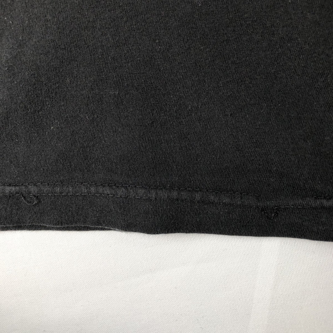 2000'S LED ZEPPELIN Band T-shirt (Women's Size S) unclear black type Vintage Second Hand