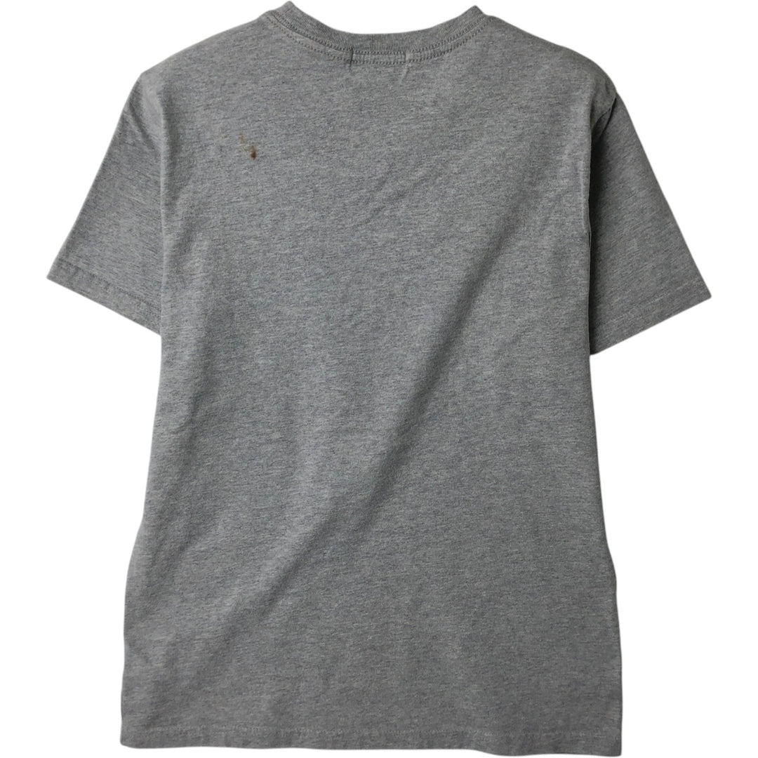 Ralph Lauren POLO RALPH LAUREN short-sleeved one-point logo T-shirt, women's size L cotton gray type Vintage Second Hand