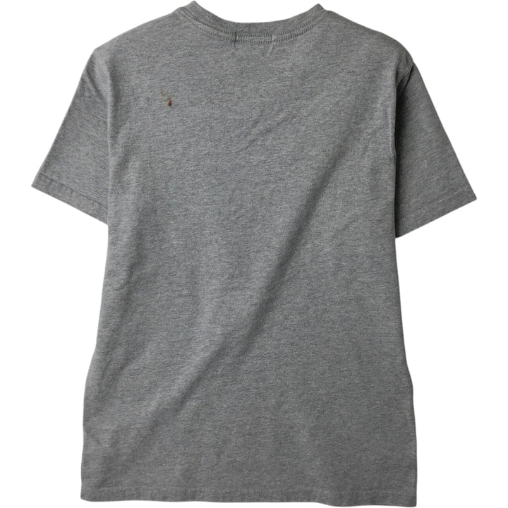 Ralph Lauren POLO RALPH LAUREN short-sleeved one-point logo T-shirt, women's size L cotton gray type Vintage Second Hand