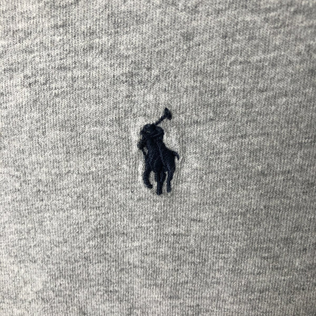 Ralph Lauren POLO RALPH LAUREN short-sleeved one-point logo T-shirt, women's size L cotton gray type Vintage Second Hand
