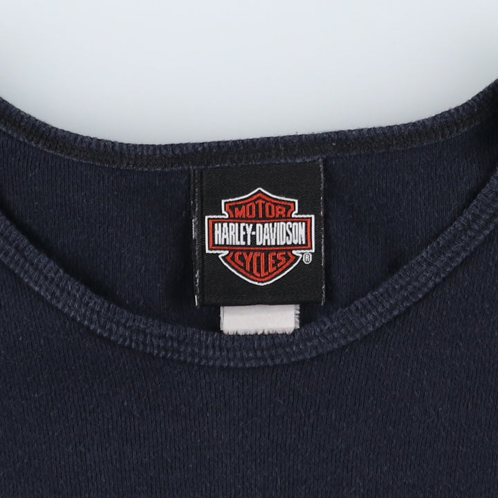 Harley-Davidson Motorcycle Bike T-shirt for women (S size) unclear black type Vintage Second Hand