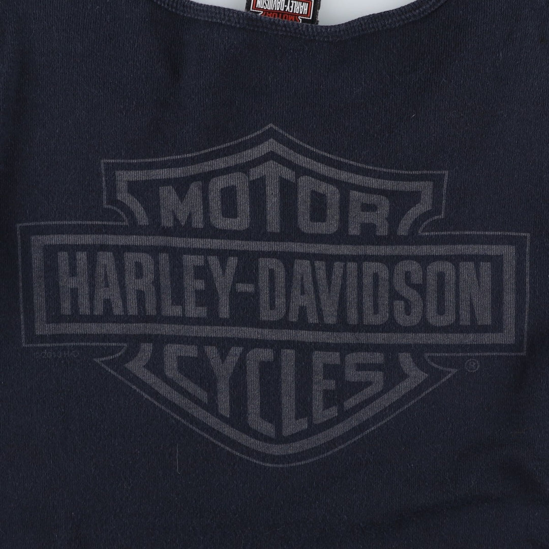 Harley-Davidson Motorcycle Bike T-shirt for women (S size) unclear black type Vintage Second Hand