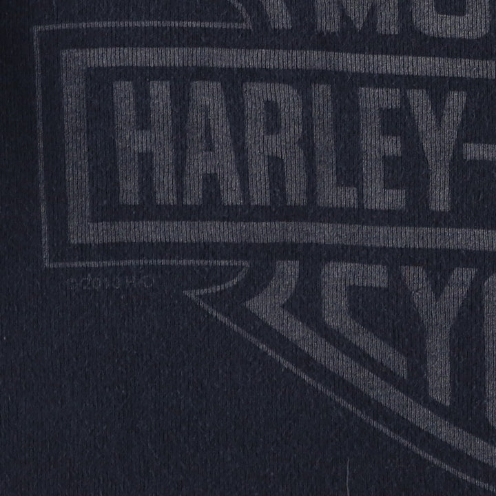 Harley-Davidson Motorcycle Bike T-shirt for women (S size) unclear black type Vintage Second Hand
