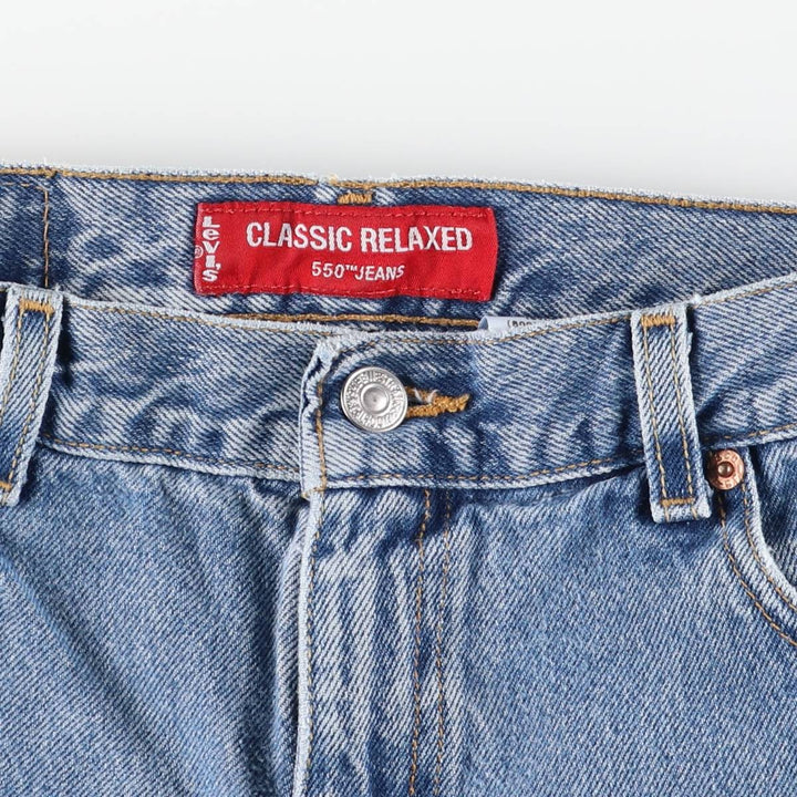 2000'S Levi's 550 CLASSIC RELAXED Tapered Denim Pants, Women's XL (equivalent to W31) cotton blue type Vintage Second Hand