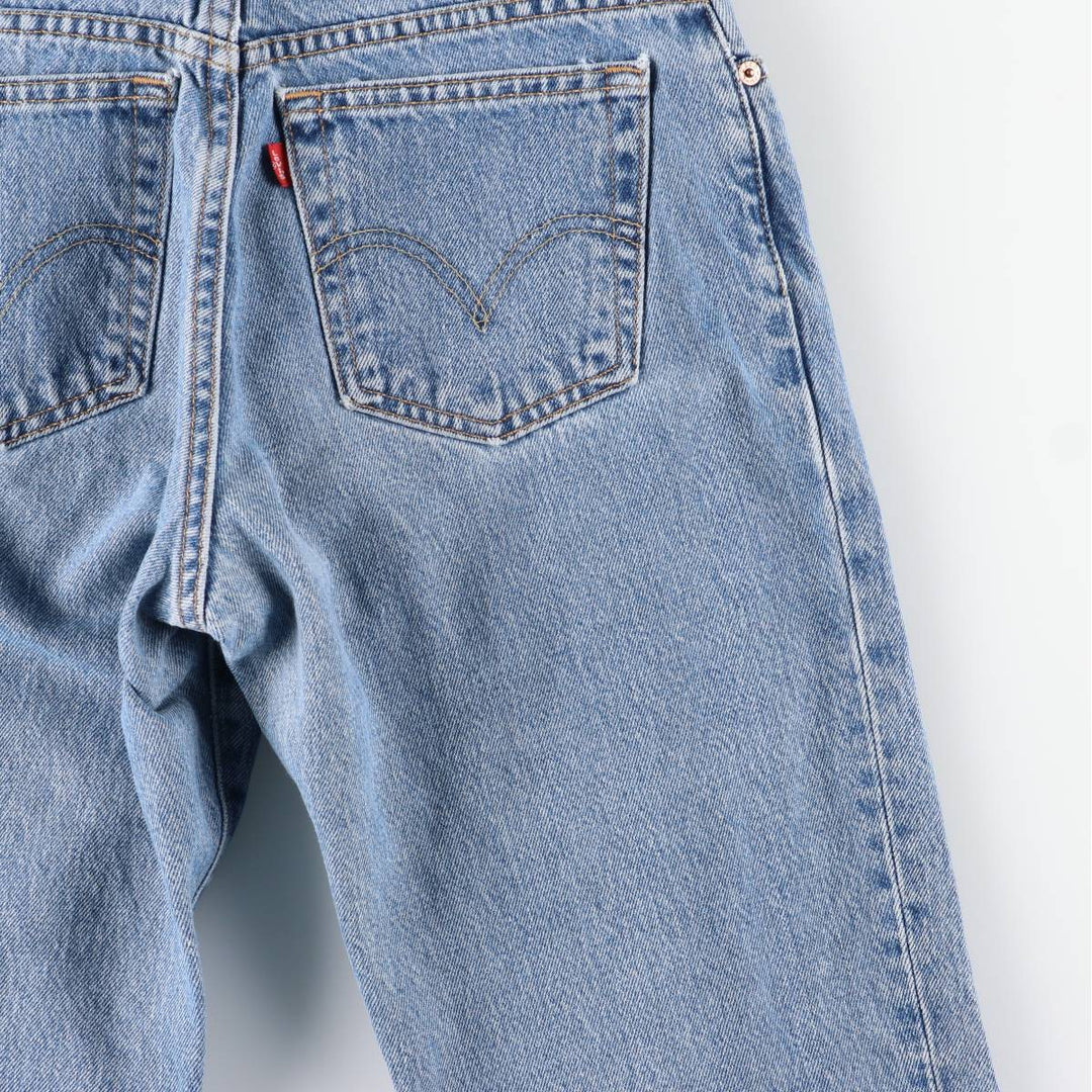 2000'S Levi's 550 CLASSIC RELAXED Tapered Denim Pants, Women's XL (equivalent to W31) cotton blue type Vintage Second Hand