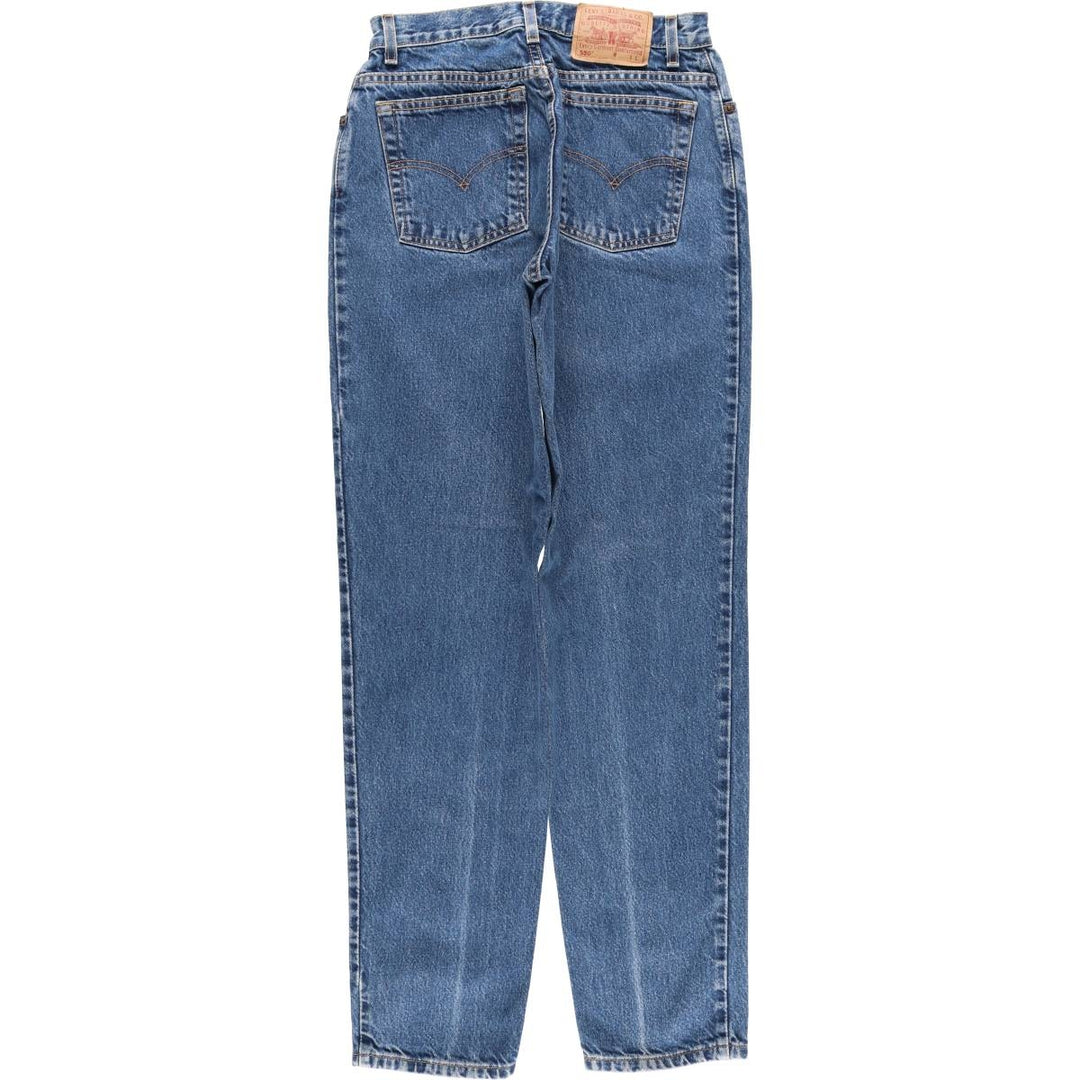 2000'S Levi's 550 Relaxed Fit Tapered Leg Denim Pants, Women's Size L (equivalent to W27) cotton blue type Vintage Second Hand