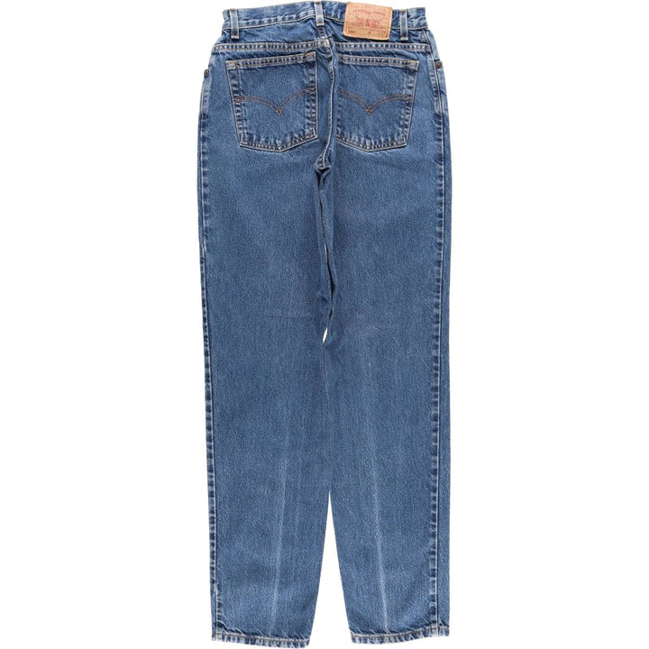 2000'S Levi's 550 Relaxed Fit Tapered Leg Denim Pants, Women's Size L (equivalent to W27) cotton blue type Vintage Second Hand