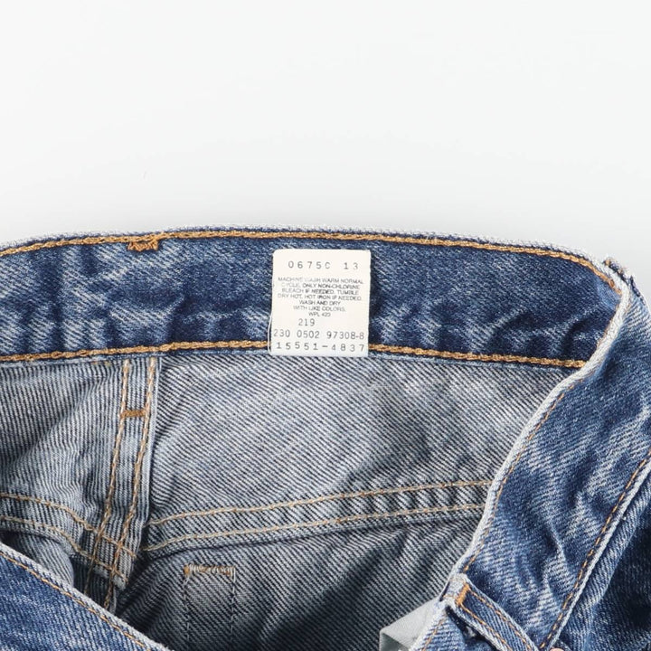 2000'S Levi's 550 Relaxed Fit Tapered Leg Denim Pants, Women's Size L (equivalent to W27) cotton blue type Vintage Second Hand