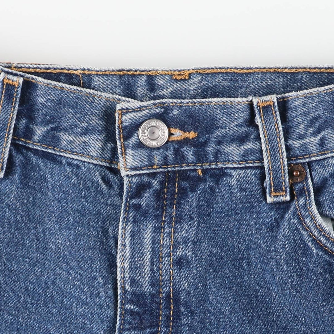 2000'S Levi's 550 Relaxed Fit Tapered Leg Denim Pants, Women's Size L (equivalent to W27) cotton blue type Vintage Second Hand