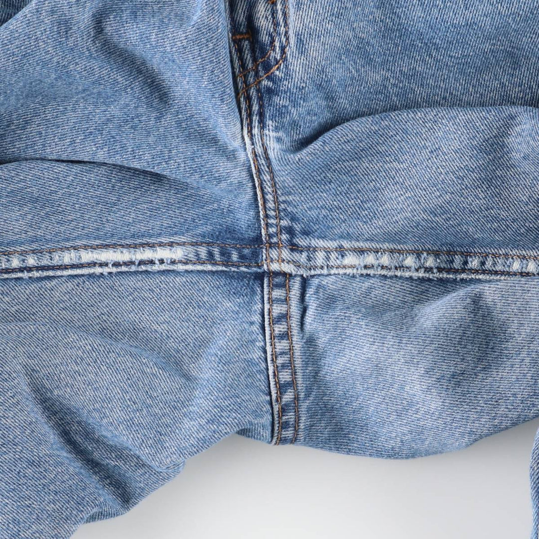 Levi's 550 Relaxed Fit Tapered Leg Cut-Off Tapered Denim Pants, Women's Size L (equivalent to W30) cotton blue type Vintage Second Hand