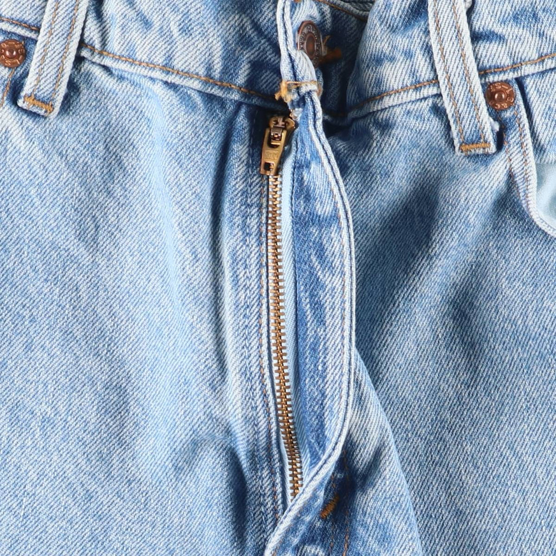 1990'S Levi's 550 Relaxed Fit Tapered Leg Denim Pants, Made in USA, Women's Size L (equivalent to W29), Vintage. cotton Blue type light blue Vintage Second Hand