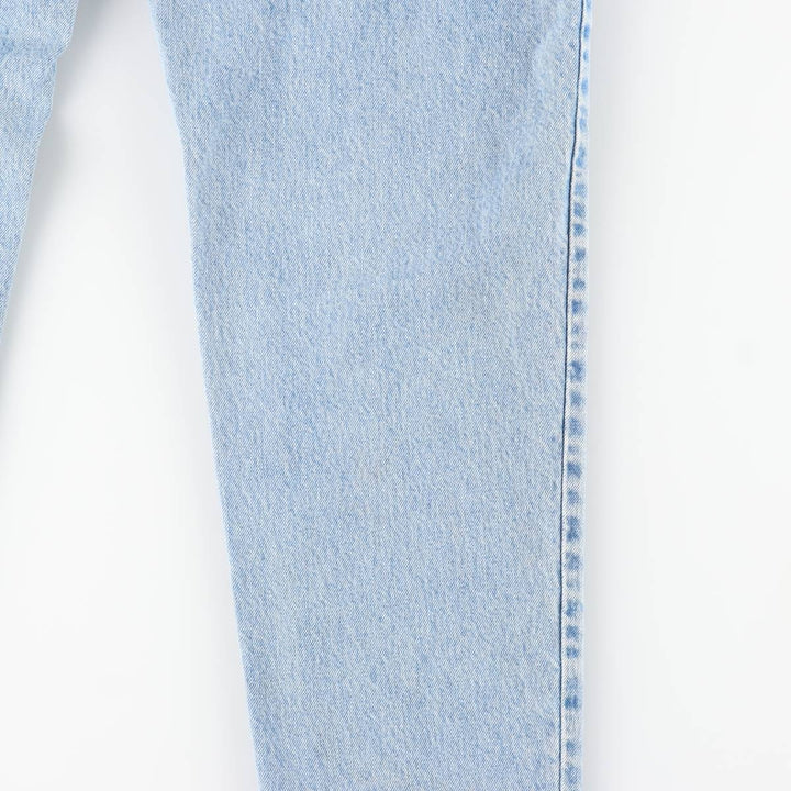 1990'S Levi's 550 Relaxed Fit Tapered Leg Denim Pants, Made in USA, Women's Size L (equivalent to W29), Vintage. cotton Blue type light blue Vintage Second Hand
