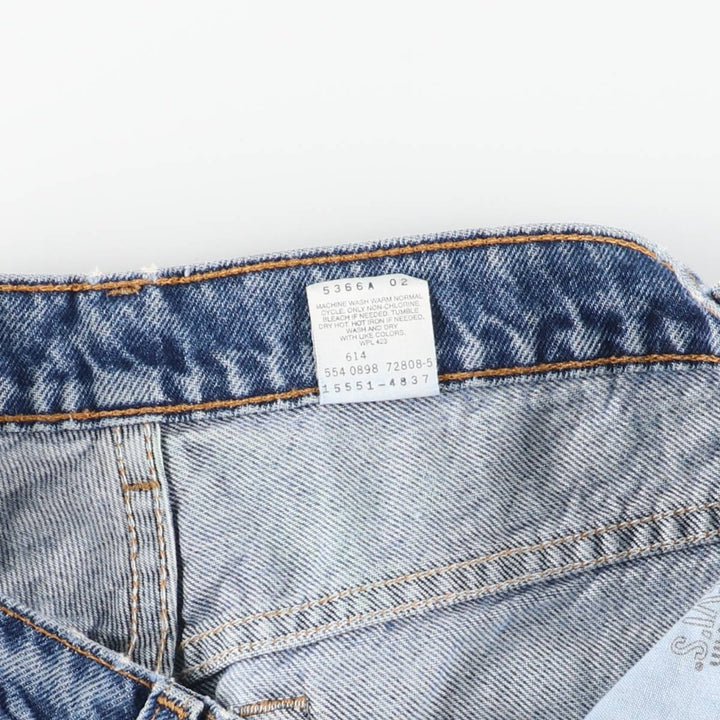 90'S Levi's 550 Relaxed Fit Tapered Leg Tapered Denim Pants, Made in USA, Women's XL (equivalent to W32), Vintage. cotton blue type Vintage Second Hand