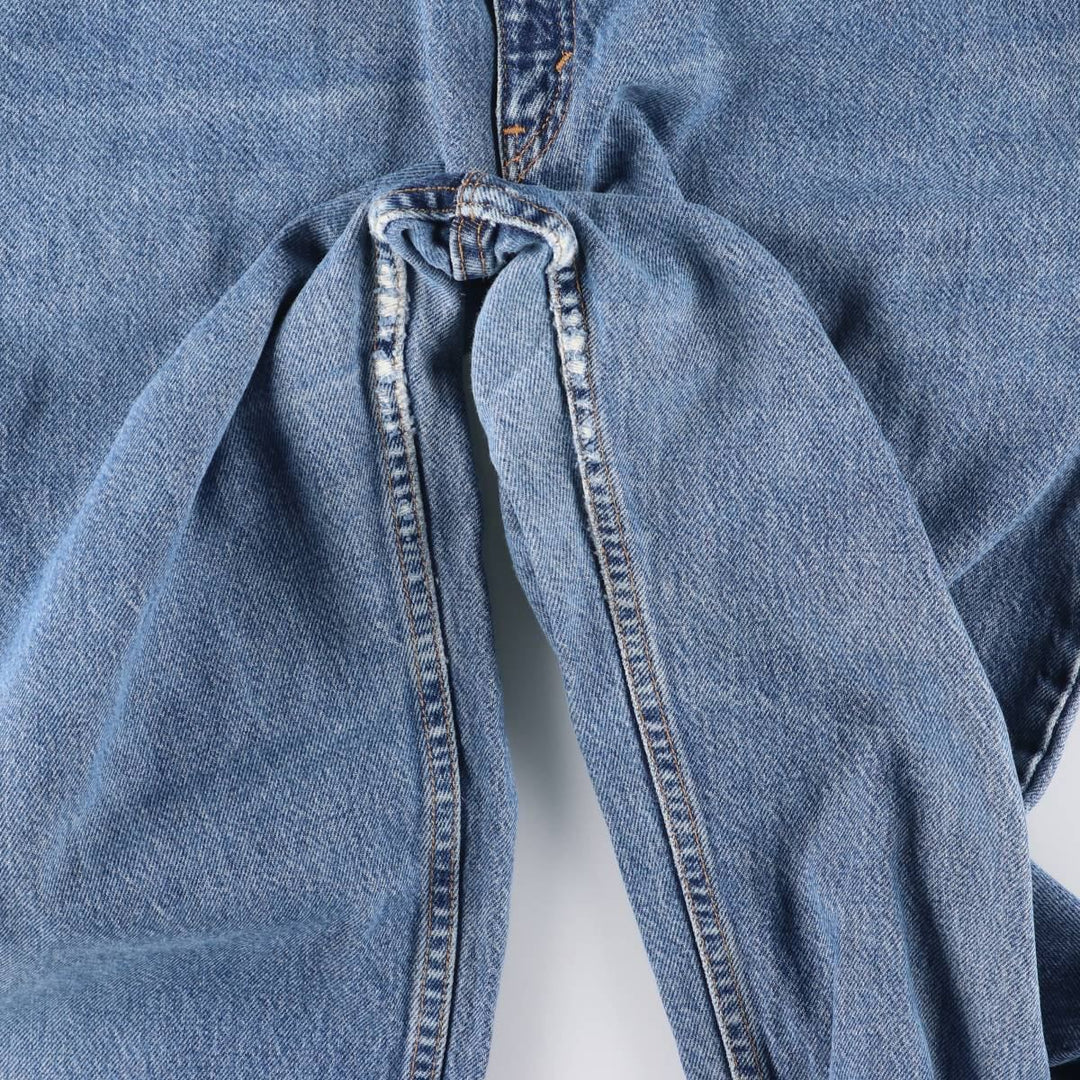 90'S Levi's 550 Relaxed Fit Tapered Leg Tapered Denim Pants, Made in USA, Women's XL (equivalent to W32), Vintage. cotton blue type Vintage Second Hand