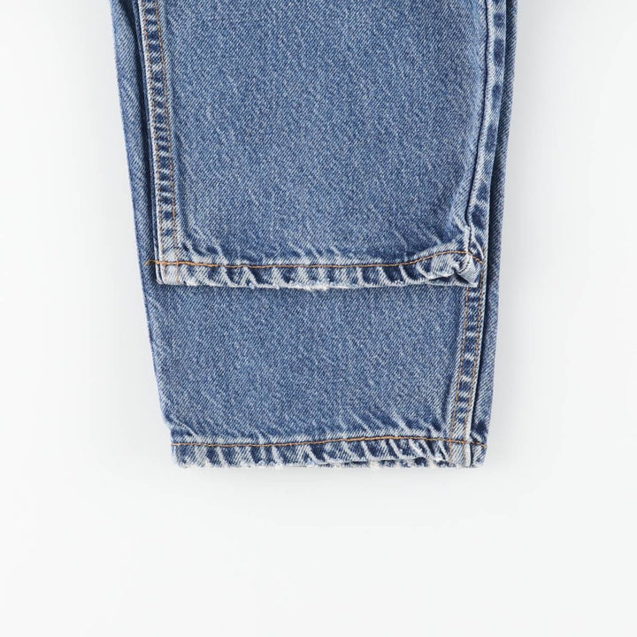 90'S Levi's 550 Relaxed Fit Tapered Leg Tapered Denim Pants, Made in USA, Women's XL (equivalent to W32), Vintage. cotton blue type Vintage Second Hand