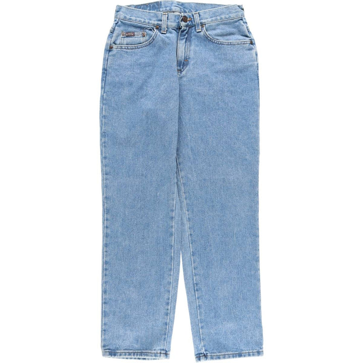 RIDERS Tapered Denim Pants, Made in USA, Women's Size L (equivalent to W30) cotton blue type Vintage Second Hand
