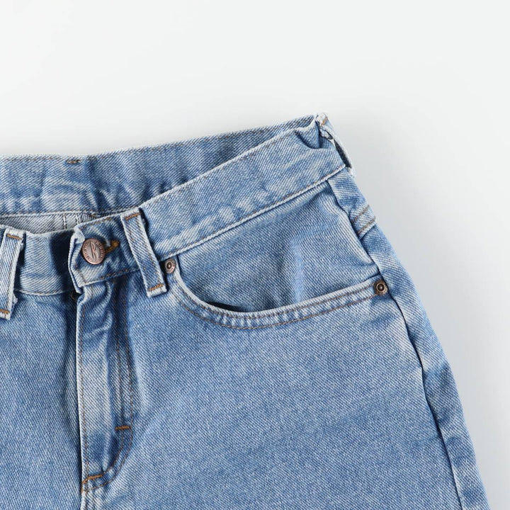 RIDERS Tapered Denim Pants, Made in USA, Women's Size L (equivalent to W30) cotton blue type Vintage Second Hand