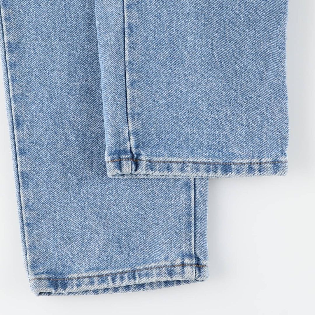 RIDERS Tapered Denim Pants, Made in USA, Women's Size L (equivalent to W30) cotton blue type Vintage Second Hand